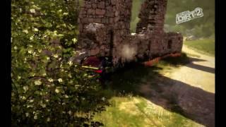 DiRT 2 Epic Crash - Broken wall at Novigrad