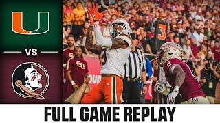 Miami vs. Florida State Full Game Replay | 2023 ACC Football