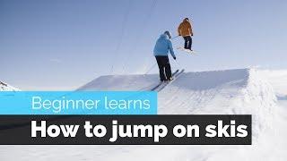 How to Jump on Skis | a Beginner Skiers Progression