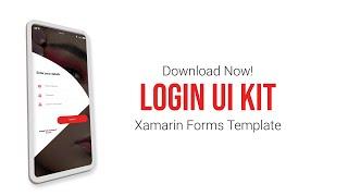 Login UI KIT | Xamarin Forms Template #Shorts