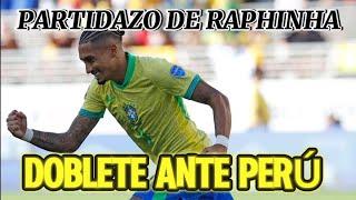 DOBLETE DE RAPHINHA ANTE PERU POR ELIMINATORIAS!!