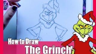 How to Draw THE GRINCH (from Dr. Suess' How the Grinch Stole Christmas) - @dramaticparrot