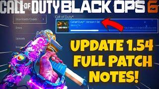 NEW CALL OF DUTY UPDATE 1.54 PATCH NOTES! MOVEMENT CHANGE, WEAPONS, SCORESTREAKS, BUG FIXES & MORE!