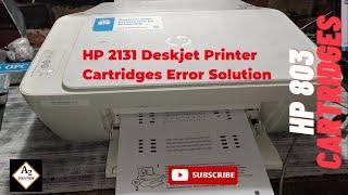 How To Install And Replace Cartridge Hp Deskjet 2131 Printer 2022 #A2solution