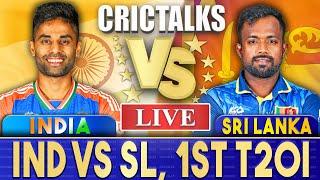 Live: IND Vs SL, 1st T20I, Pallekele | Live Scores & Commentary | India vs Sri Lanka | Last 3 Over