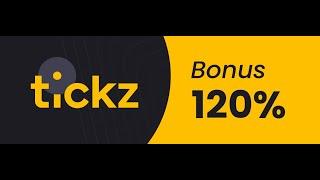 120% Tickz Bonus Code for unlimited refills  / 120% Tickz Welcome Deposit Bonus code First deposit