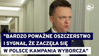 Hołownia: Złożyłem podanie na Collegium Humanum, ale nie podjąłem studiów @TVN24