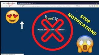 How to get past adf.ly click Allow continue (Please press allow to continue)