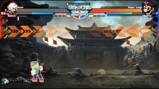 [Mugen] Crow & Silent Storm (Me) Vs Mario & Luigi (Ai)