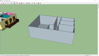 การเขียนแบบบ้านด้วยsketchup2016 part4_ แปลนห้องครัว