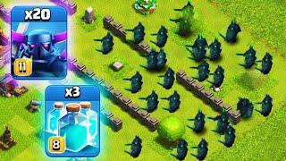 20 P.E.K.K.A ON TH16 ! IT 'S JUST A TOUGH DRESSING DOWN OF RIVALS! # CRASH! CLASH OF CLANS