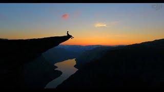 Trolltunga from the air - 4K drone video from Norway