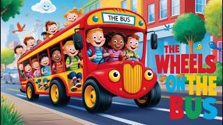 WHEELS OF THE BUS GO ROUND ROUND ROUND, WHEELS OF THE BUS, ENGLISH KIDS RHYMES FOR BABIES, ENG RHYME