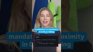 Mandatory vs proximity scrolling in CSS?