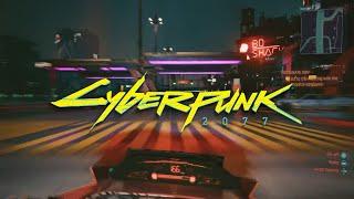 Cyberpunk 2077 - Riding a motorcycle in First Person View 4K