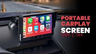 Hinine 7" Car Stereo Review: Wireless Apple CarPlay & Android Auto! | Carplay Screen!