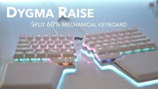 Dygma Raise Split Mechanical Keyboard Unboxing & Typing Sounds (Cherry Red Switches)