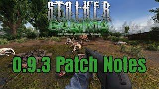 NEW UPDATE - GAMMA 0.9.3 Patch Notes