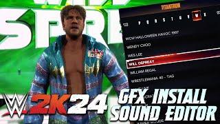 WWE2K24 Sound Editor and Install GFX|WWE2K24 Mods