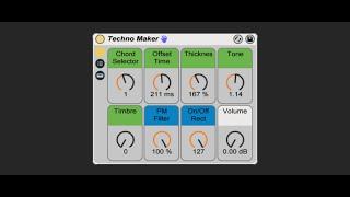 Techno Chords Maker (Ableton Live Rack) | Side Brain