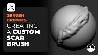 Why so serious? let's make a custom scar brush in ZBrush (updated)