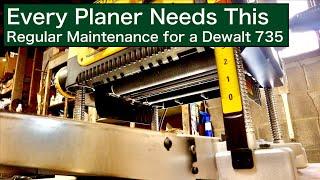 Every Planer Needs This | Regular Maintenance for a Dewalt 735