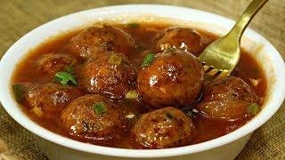 Veg Manchurian Gravy | Restaurant Style Veg Manchurian Recipe | Kanak's Kitchen