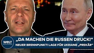 PUTINS KRIEG: "Da machen die Russen Druck! Könnte Brennpunkt Nummer eins werden!" Lage ist "prekär"!