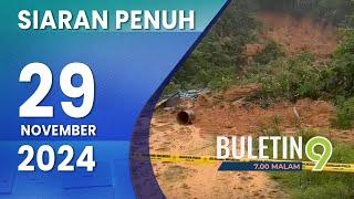 3 Beradik Terperangkap Rumah Dihempap Tanah Runtuh Di Terengganu | Buletin TV9, 29 November 2024