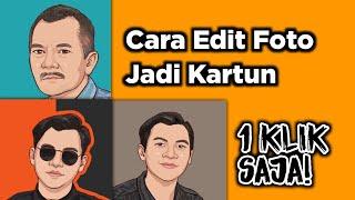 CARA EDIT FOTO JADI KARTUN - Android/iOs