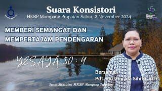 Suara Konsistori HKBP Mampang Prapatan, Sabtu / 2 November 2024