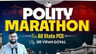 Polity MCQs l Polity Marathon Class For All State PCS Exams By Dr Vipan Goyal Study IQ