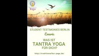 Du bist im Tantra Yoga Kurs und ein Freund fragt dich: "Was ist Tantra Yoga überhaupt?"