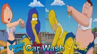 Family Guy - Simpsons "Sexy Carwash Scene"  "My Milkshake Brings All the Boys to the Yard"