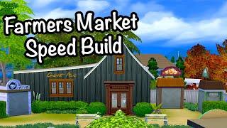 FARMERS MARKET - Speed Build (The Sims 4)