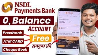 NSDL Payment Bank Account Opening Online 2025 | NSDL Bank Account Opening | NSDL Payment Bank 2025