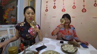 Отмечаем Китайский новый год | Готовим китайский ужин | Китайские пельмени