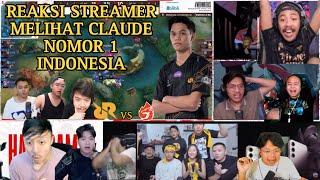 REAKSI STREAMER MELIHAT CLAUDE SKYLAR NOMOR 1 DI DUNIA️- RRQ VS AURA MATCH 2