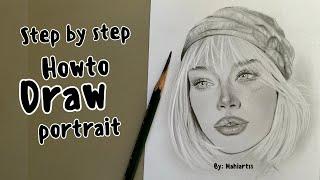 Detailed Pencil Portrait | Step-by-Step Drawing Guide