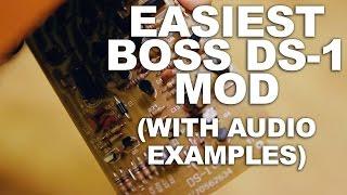 Easiest Boss DS-1 Mod [No Soldering] w/ Audio Examples