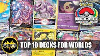 TOP 10 POKEMON TCG DECKS FOR THE WORLD CHAMPIONSHIPS 2022 (With Decklists)