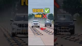 Stability test of Toyota Prado VS Ford Endeavour 