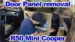 How to remove Door Panel on R50 Mini Cooper by Howstuffinmycarworks