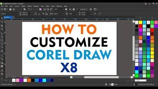 How To Customize Corel DRAW X8 & How To Edit Shortcut Keys In Corel DRAW X8