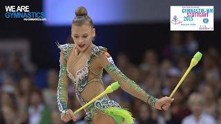 Aleksandra SOLDATOVA (RUS) 2015 Rhythmic Worlds Stuttgart - Qualifications Clubs