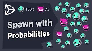 Random spawner with probabilities - Unity tutorial