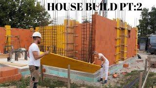 My house build Pt2- ground floor brickwork and concrete formwork