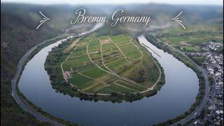 Bremm, Germany Travel (Secret Spot Drone Views of Moselle River)