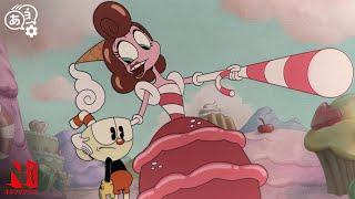 Sugarland and Baroness Von Bon Bon | The Cuphead Show! | Clip | Netflix Anime