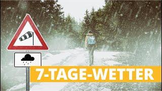 7-Tage-Wetter: Sturm peitscht Schnee und Regen zu uns